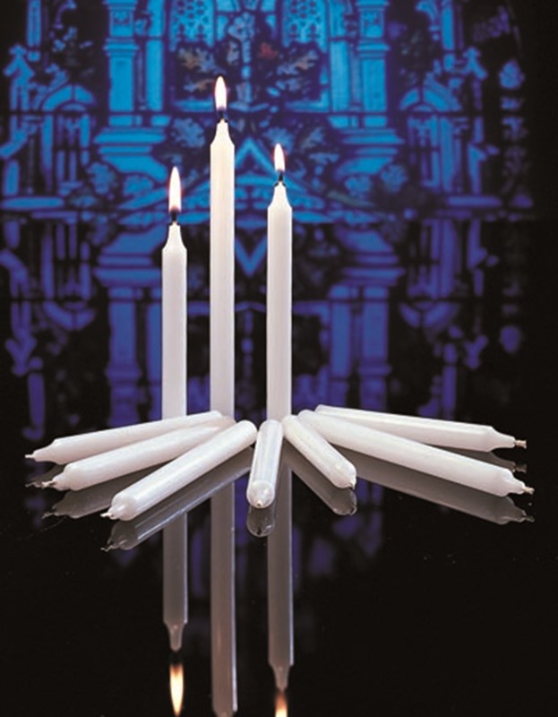 Stearine Congregational Vigil Candles 17/32" x 41/2" Votive Size 32