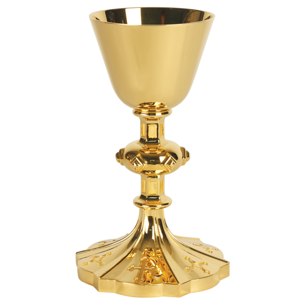 24k Bright Gold Plated Chalice | T. H. Stemper Co.